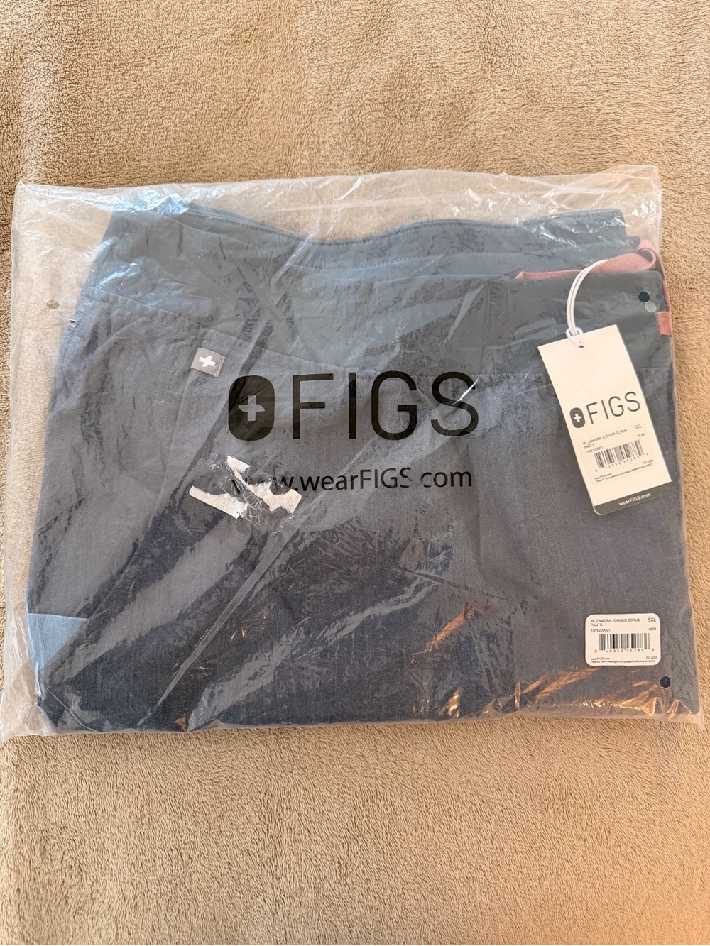 Figs Men's Shirt Hoodie — Dark Navy Blue